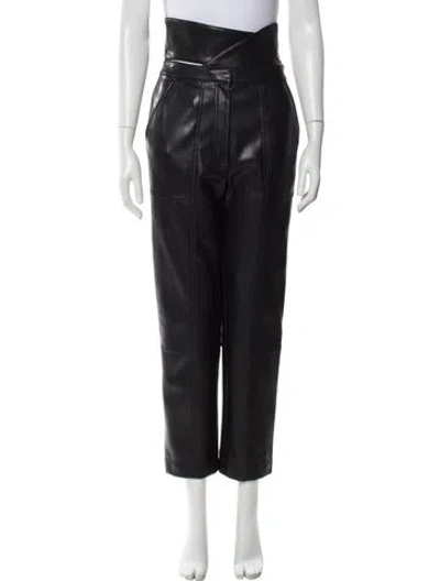 Pre-owned Simkhai Straight Leg Pants In Black