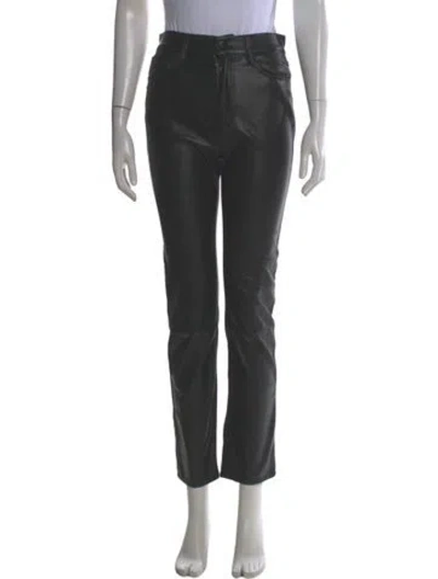 Pre-owned Simkhai Straight Leg Pants In Black