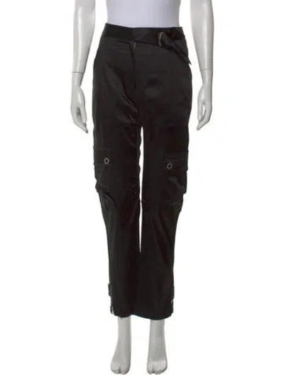 Pre-owned Simkhai Straight Leg Pants In Black