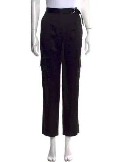 Pre-owned Simkhai Straight Leg Pants In Black