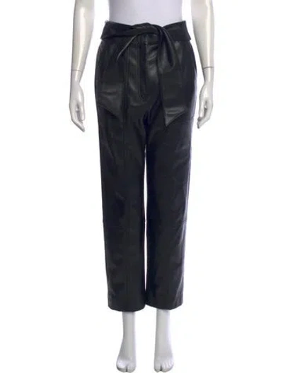 Pre-owned Simkhai Straight Leg Pants In Black