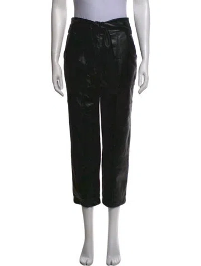 Pre-owned Simkhai Straight Leg Pants In Black