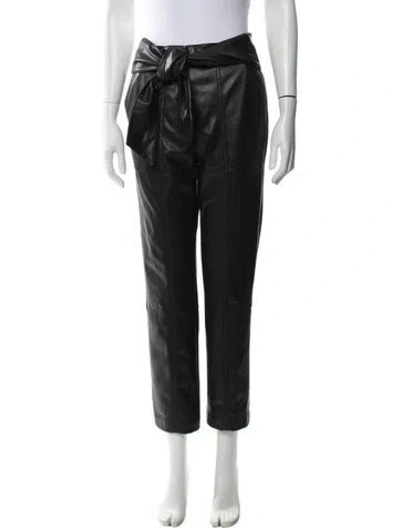Pre-owned Simkhai Straight Leg Pants In Black