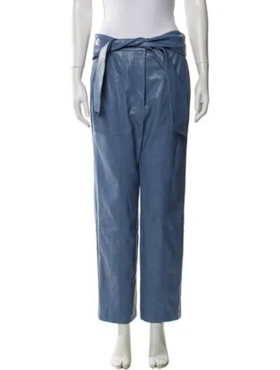 Pre-owned Simkhai Straight Leg Pants In Blue