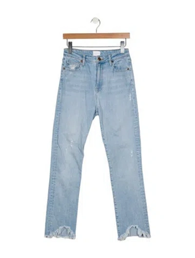 Pre-owned Simkhai Straight Leg Pants In Blue