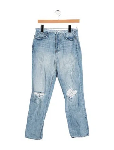 Pre-owned Simkhai Straight Leg Pants In Blue