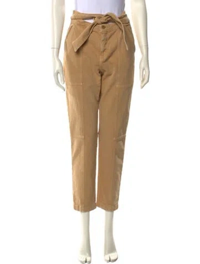 Pre-owned Simkhai Straight Leg Pants In Brown