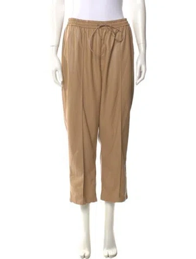 Pre-owned Simkhai Straight Leg Pants In Brown