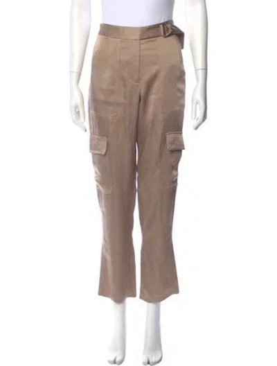 Pre-owned Simkhai Straight Leg Pants In Brown