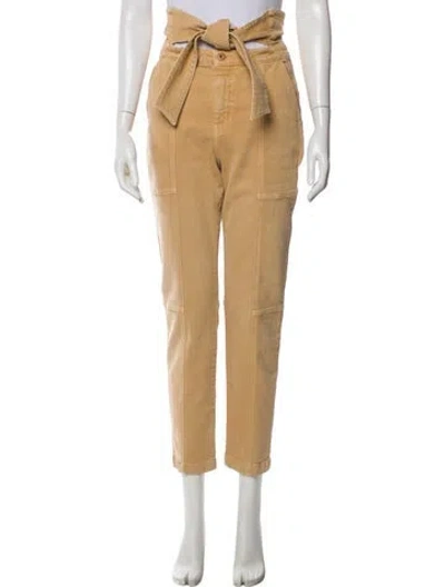 Pre-owned Simkhai Straight Leg Pants In Brown
