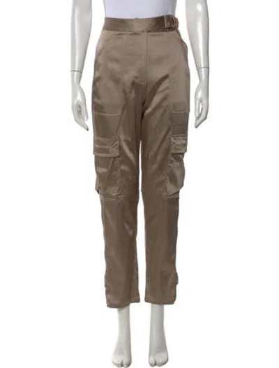 Pre-owned Simkhai Straight Leg Pants In Brown