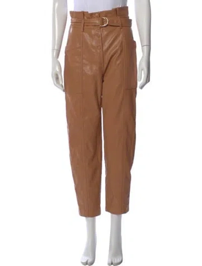 Pre-owned Simkhai Straight Leg Pants In Brown
