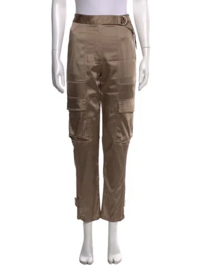 Pre-owned Simkhai Straight Leg Pants In Brown