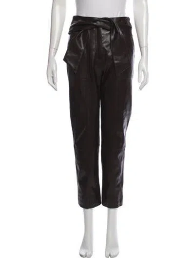 Pre-owned Simkhai Straight Leg Pants In Brown