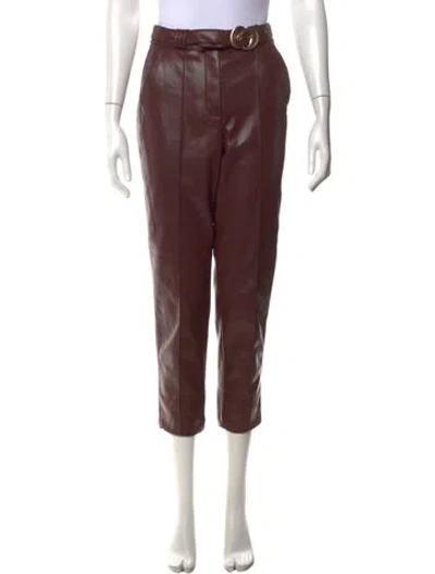 Pre-owned Simkhai Straight Leg Pants In Brown