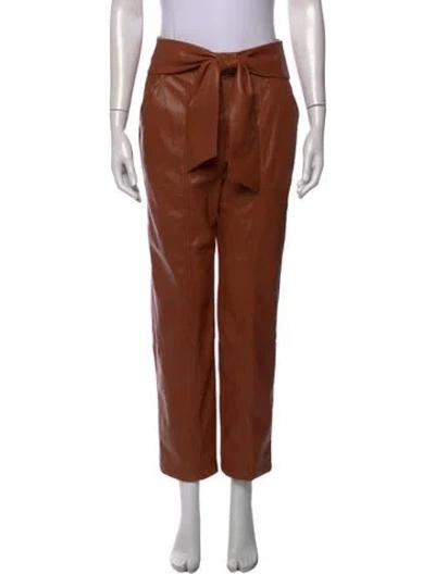 Pre-owned Simkhai Straight Leg Pants In Brown