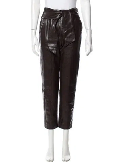 Pre-owned Simkhai Straight Leg Pants In Brown