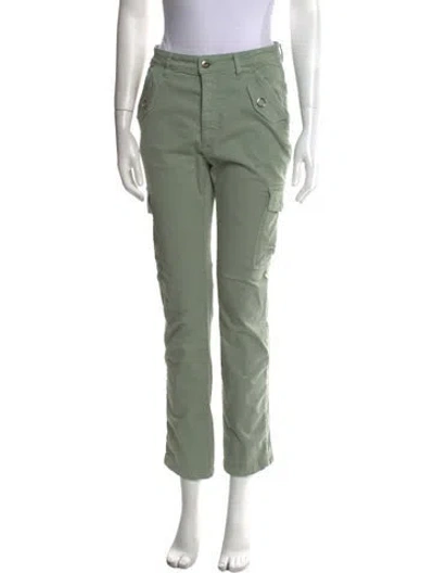Pre-owned Simkhai Straight Leg Pants In Green