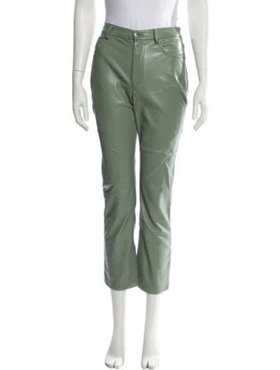 Pre-owned Simkhai Straight Leg Pants In Green