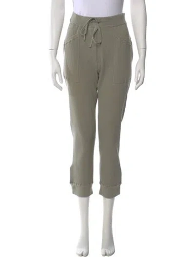Pre-owned Simkhai Straight Leg Pants In Green