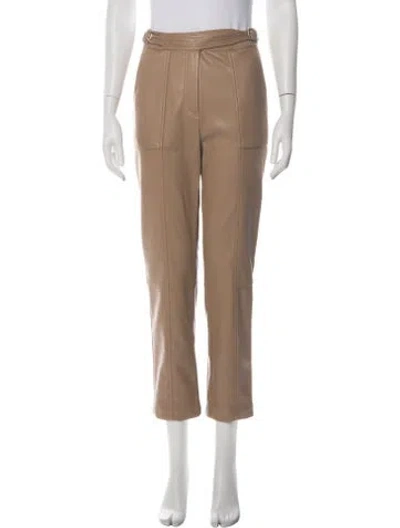 Pre-owned Simkhai Straight Leg Pants In Green