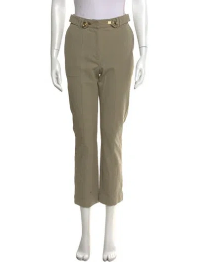 Pre-owned Simkhai Straight Leg Pants In Green