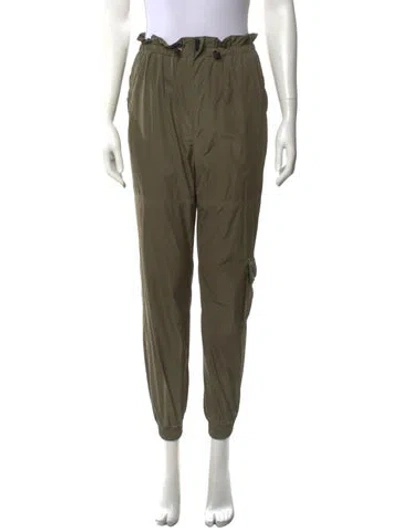Pre-owned Simkhai Straight Leg Pants In Green