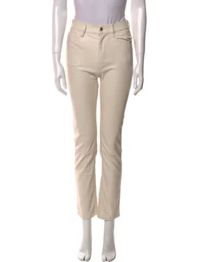 Pre-owned Simkhai Straight Leg Pants In Neutral