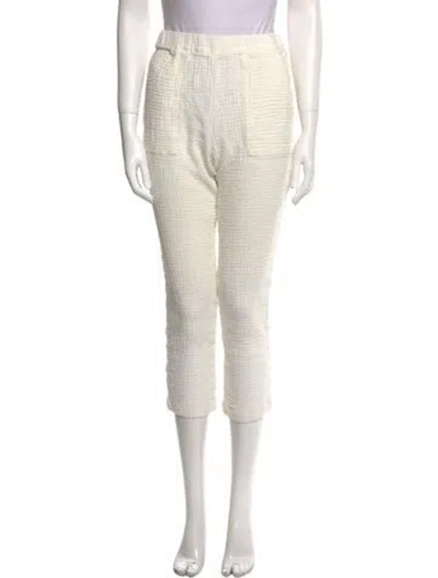 Pre-owned Simkhai Straight Leg Pants In Neutral