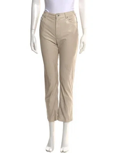 Pre-owned Simkhai Straight Leg Pants In Neutral