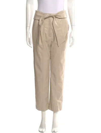 Pre-owned Simkhai Straight Leg Pants In Neutrals