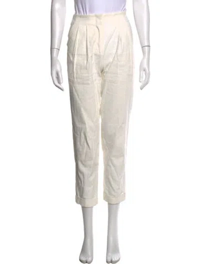 Pre-owned Simkhai Straight Leg Pants In Neutrals