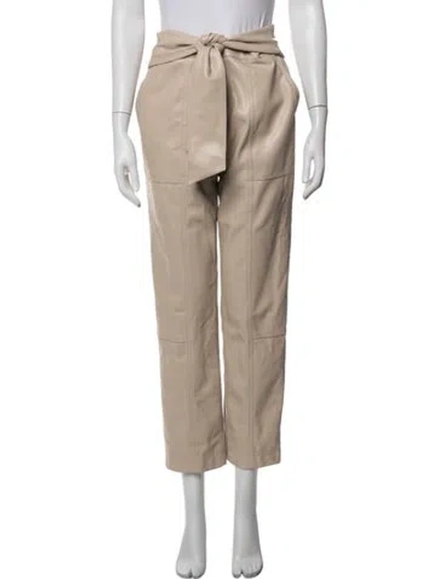 Pre-owned Simkhai Straight Leg Pants In Neutrals