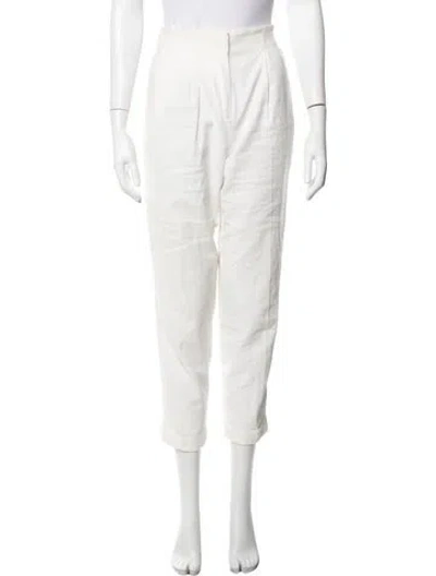 Pre-owned Simkhai Straight Leg Pants In Neutrals