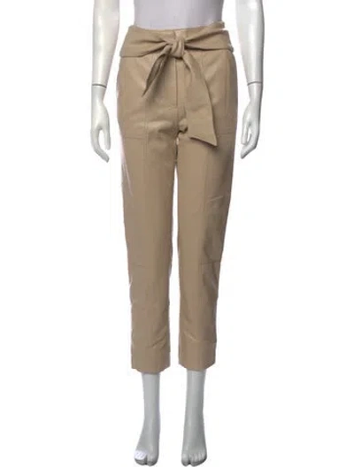 Pre-owned Simkhai Straight Leg Pants In Neutrals