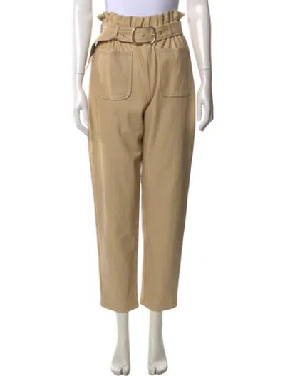Pre-owned Simkhai Straight Leg Pants In Neutrals