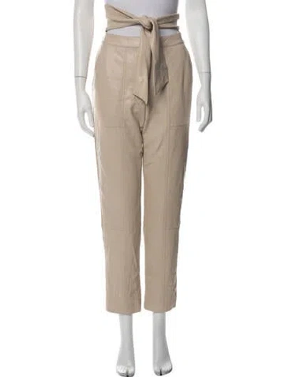 Pre-owned Simkhai Straight Leg Pants In Neutrals