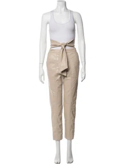 Pre-owned Simkhai Straight Leg Pants In Neutrals