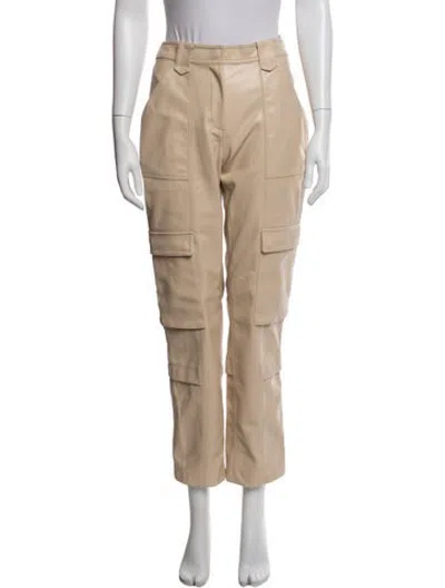 Pre-owned Simkhai Straight Leg Pants In Neutrals