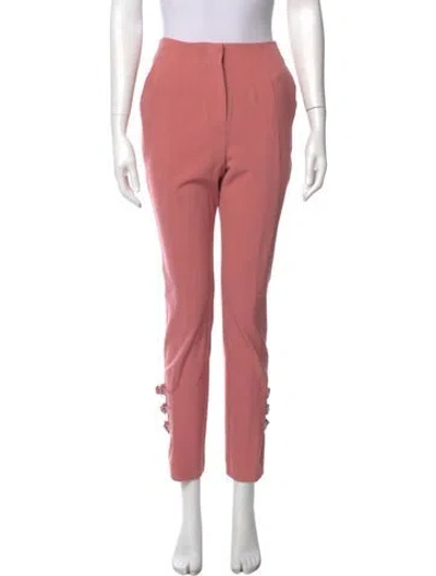 Pre-owned Simkhai Straight Leg Pants In Pink