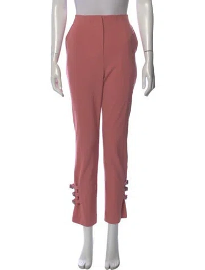 Pre-owned Simkhai Straight Leg Pants In Pink