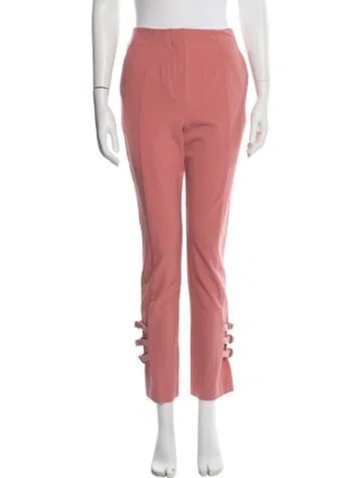 Pre-owned Simkhai Straight Leg Pants In Pink