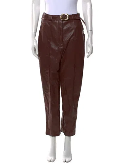 Pre-owned Simkhai Straight Leg Pants W/ Tags In Brown