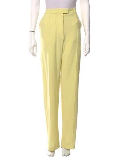 Pre-owned Simkhai Straight Leg Pants W/ Tags In Yellow