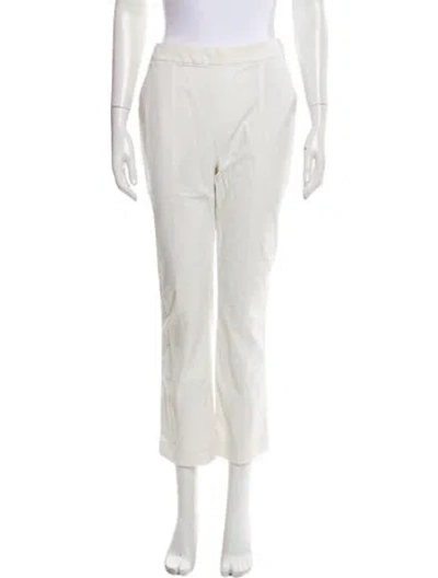 Pre-owned Simkhai Straight Leg Pants In White