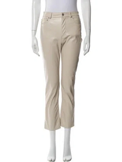 Pre-owned Simkhai Straight Leg Pants In White