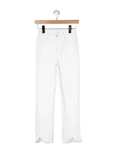 Pre-owned Simkhai Straight Leg Pants In White