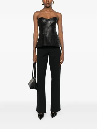 Simkhai Strapless Bustier Top In Black