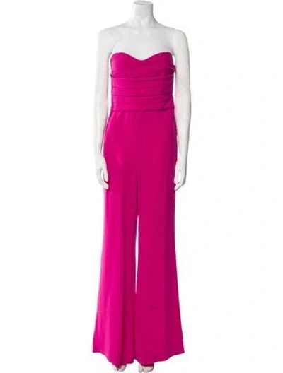 Pre-owned Simkhai Strapless Jumpsuit In Pink