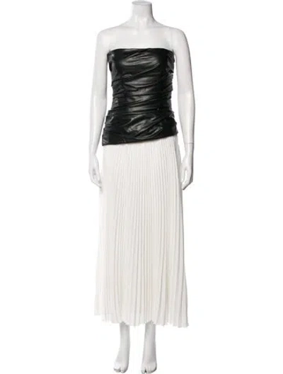 Pre-owned Simkhai Strapless Long Dress W/ Tags In White